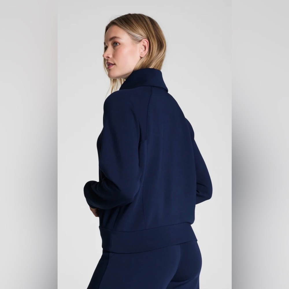 Spanx Air Essentials Half Zip, Navy - image 3